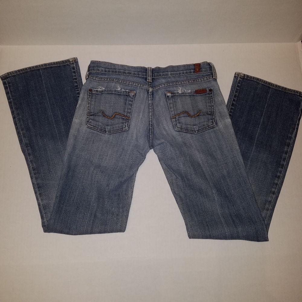 7 For All Manking Bootcut Jeans View 3
